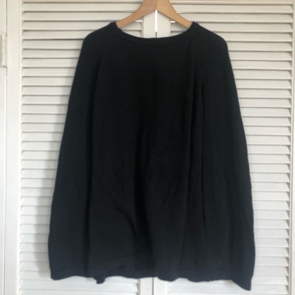 SOLD⚡️Black Cape/Sweater, by IMAN🖤